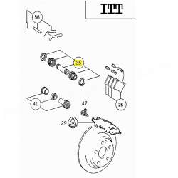 A0004200582 0004200582 MERCEDES W638 KALİPER PİM TM TKM ORJİNAL SIFIR