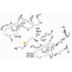 A1122301556 1122301556 MERCEDES M112 DİREKSİYON BORUSU ORJİNAL