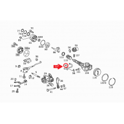 A1262700384 1262700384 MERCEDES W126 ŞANZIMAN YAĞ BORUSU ORJİNAL