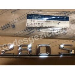 A1268170015 1268170015 MERCEDES W126 280S BAGAJ YAZISI ORJİNAL