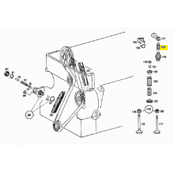 A1300550321 1300550321 MERCEDES M114 M115 M130 PİYANO PİMİ (12 ADET TOPLAM) ORJİNAL