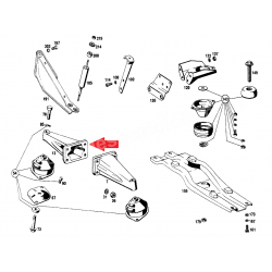 A1802232504 1802232504 MERCEDES 180 MOTOR ALEMİNYUM AYAK ORJİNAL