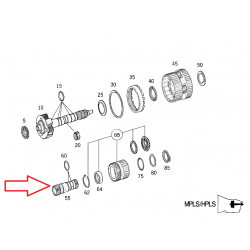 A2102720807 2102720807 MERCEDES 722.6 ŞANZIMAN GÜNEŞ DİŞLİSİ ORJİNAL SIFIR