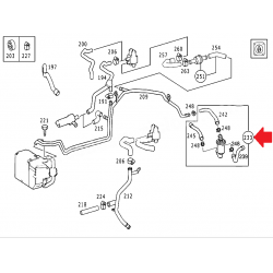 A2105000240 2105000240 W210  KOMPLE SET HORTUM  ORJİNAL