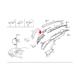 A2108301113 2108301113 MERCEDES W210 MUHAFAZA KAPAĞI ORJİNAL