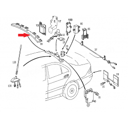 A2208201689 2208201689 W220 TAVAN ÇERÇEVESİ GÜÇLENDİRİCİ ORJİNAL