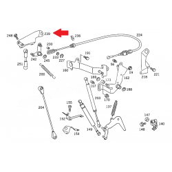 A6010702540 6010702540 MERCEDES W638 AYAK TUTUCU ORJİNAL