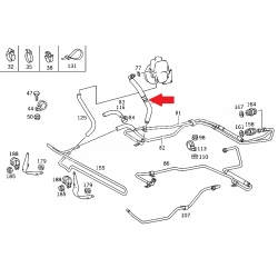 A6384662081 6384662081 MERCEDES W638 DİREKSİYON BORUSU ORJİNAL