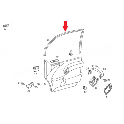 A6387273371 7C65 6387273371 7C65 MERCEDES VİTO W638 SAĞ ÖN KAPI KAPLAMASI ORJİNAL