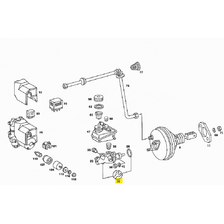A0014305760 0014305760 MERCEDES W107 W124 W126 W129 W140 ANA MERKEZ TM TKM ORJİNAL
