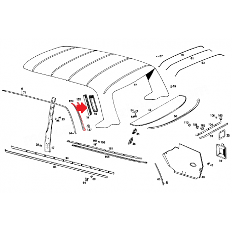 A1146900480 1146900480 MERCEDES W114 W115 SAĞ ARKA ÇAMURLUK NİKELAJI ORJİNAL