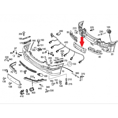 A2038853437 2038853437 W203 TAMPON KÖPÜĞÜ ORJİNAL