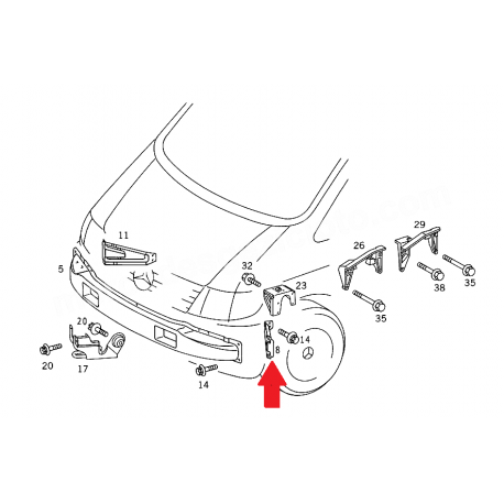 A6386100443 6386100443 MERCEDES VİTO W638 SAC ORJİNAL