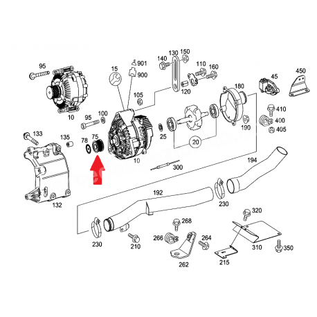 A6421500660 6421500660 W203 KASNAK İNA