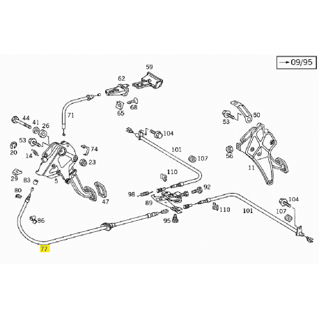 GEZİCİ OTOMOTİV - A2196900725 9C53 2196900725 9C53 MERCEDES W219 BAGAJ ...